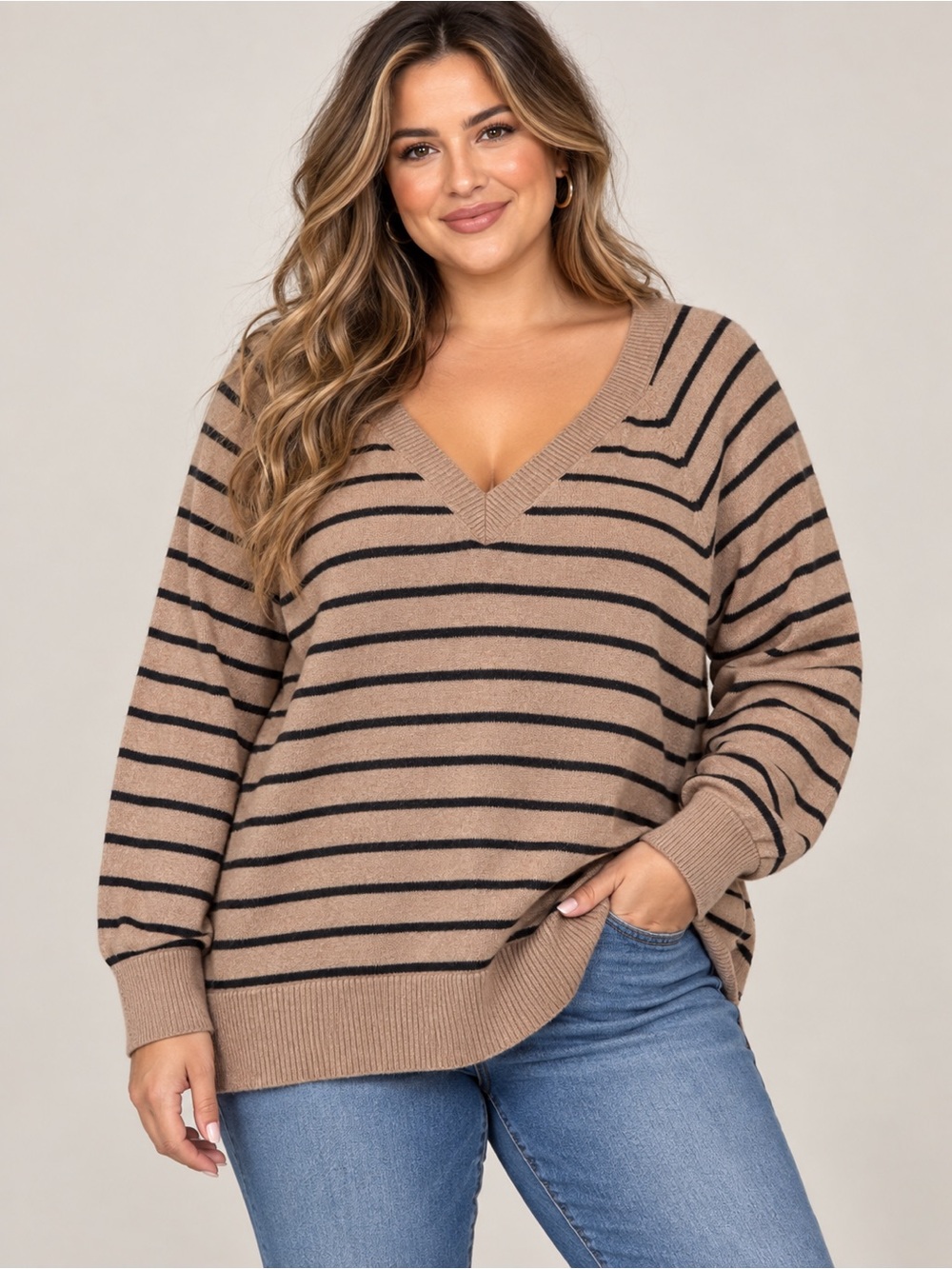 Old Navy So Soft Loose V-Neck Casual Minimalist Pullover Sweater Size 3X